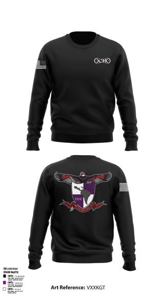 Crew Neck Sweatshirt, 98th CA BN98th HHC CA BN TAN, Army, Teamtime, Team time, sublimation, custom sports apparel, team uniforms, spirit wear, spiritwear, sports uniforms, custom shirts, team store, custom team store, fundraiser sports, apparel fundraiser