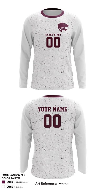 Snake River High School Volleyball 56426179 Long Sleeve Performance Shirt - 3