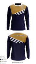 East Meadow High School Basketball 25395944 Long Sleeve Shooting Shirt - 1
