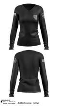 US Federal Air Marshals 31375832 Women's Long Sleeve V-neck Shirt - 2