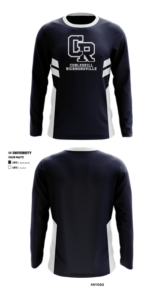 Long Sleeve Performance Shirt, Cobleskill-Richmondville Bowling, Bowling, Teamtime, Team time, sublimation, custom sports apparel, team uniforms, spirit wear, spiritwear, sports uniforms, custom shirts, team store, custom team store, fundraiser sports, apparel fundraiser
