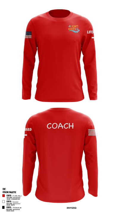 Katie’s Kickers 80906714 Long Sleeve Performance Shirt - 1