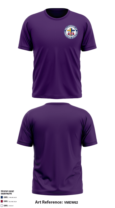 Fellowship of Christian Athletes 77170783 Short Sleeve Performance Shirt - 12