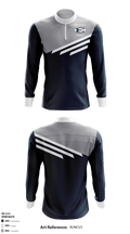 Elbert County High School Basketball 7495587 Quarter Zip Jacket - 1