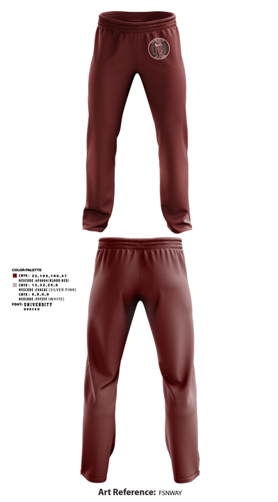 Union Grove Middle School Basketball 26435919 Sweatpants - 1