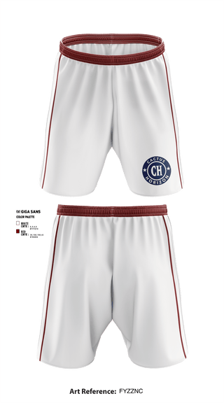 Athletic Shorts With Pockets, Cactus Horizon Little League, Baseball, Teamtime, Team time, sublimation, custom sports apparel, team uniforms, spirit wear, spiritwear, sports uniforms, custom shirts, team store, custom team store, fundraiser sports, apparel fundraiser
