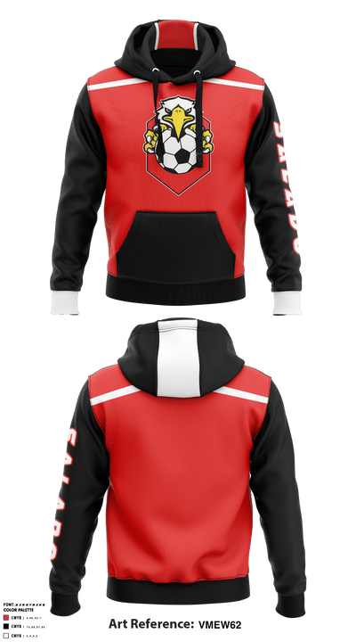 Salado High School Soccer 83502056 Hoodie - 1