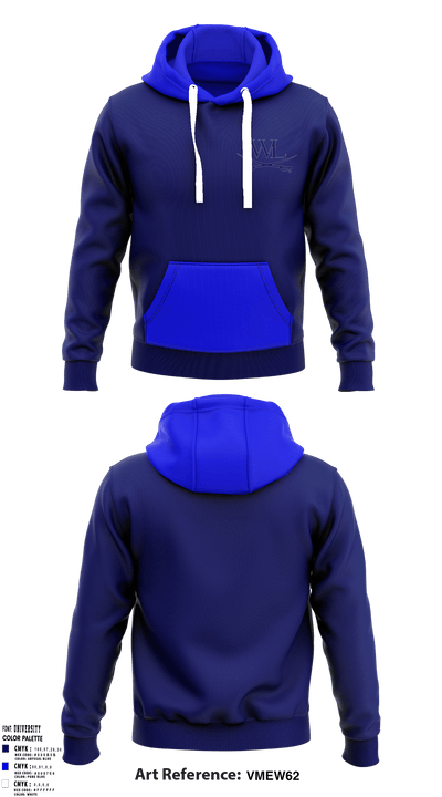 West Laurens Middle School Softball 45700040 Hoodie - 1