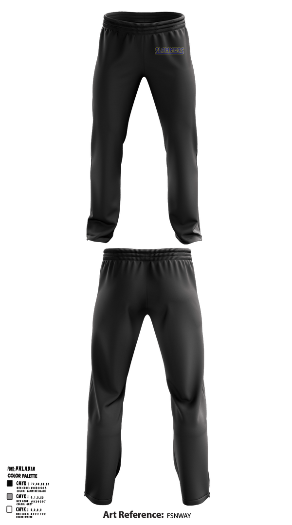 Sweatpants, Slammers FP, Softball, Teamtime, Team time, sublimation, custom sports apparel, team uniforms, spirit wear, spiritwear, sports uniforms, custom shirts, team store, custom team store, fundraiser sports, apparel fundraiser