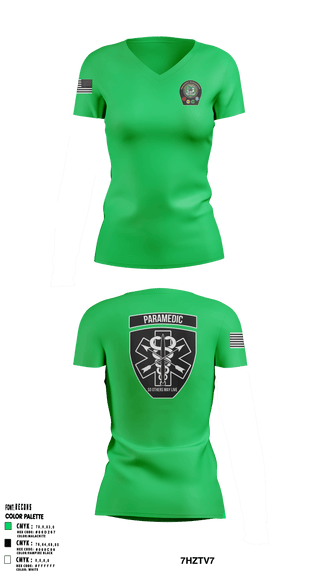 Women's Short Sleeve Vneck Shirt, , Fire Department, Teamtime, Team time, sublimation, custom sports apparel, team uniforms, spirit wear, spiritwear, sports uniforms, custom shirts, team store, custom team store, fundraiser sports, apparel fundraiser