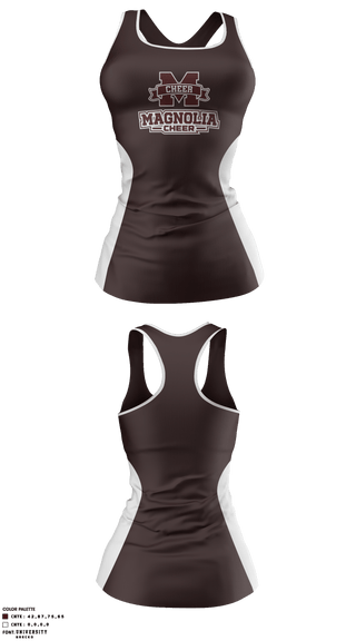 Tank Top, Magnolia High School Cheer, School Spirit Store, Teamtime, Team time, sublimation, custom sports apparel, team uniforms, spirit wear, spiritwear, sports uniforms, custom shirts, team store, custom team store, fundraiser sports, apparel fundraiser