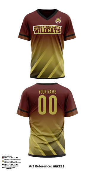 Womens Soccer Jersey, Ninety Six Lady Wildcats, Women's Soccer, Teamtime, Team time, sublimation, custom sports apparel, team uniforms, spirit wear, spiritwear, sports uniforms, custom shirts, team store, custom team store, fundraiser sports, apparel fundraiser