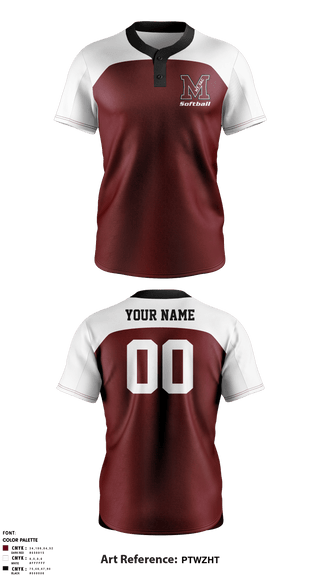 Two Button Softball Jersey, Mt. San Antonio College Softball, Softball, Teamtime, Team time, sublimation, custom sports apparel, team uniforms, spirit wear, spiritwear, sports uniforms, custom shirts, team store, custom team store, fundraiser sports, apparel fundraiser