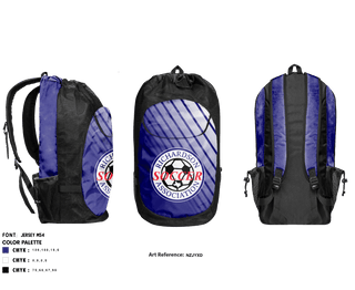 Gear Bag, Richardson Soccer Association, Women's Soccer, Teamtime, Team time, sublimation, custom sports apparel, team uniforms, spirit wear, spiritwear, sports uniforms, custom shirts, team store, custom team store, fundraiser sports, apparel fundraiser