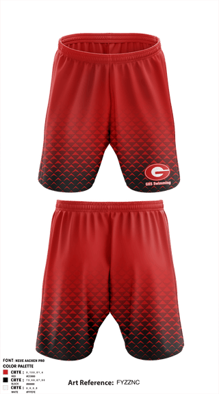 Athletic Shorts With Pockets, GHS Swimming, Swimming, Teamtime, Team time, sublimation, custom sports apparel, team uniforms, spirit wear, spiritwear, sports uniforms, custom shirts, team store, custom team store, fundraiser sports, apparel fundraiser