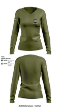 White Mountain SRT 67867329 Women's Long Sleeve V-neck Shirt - 2