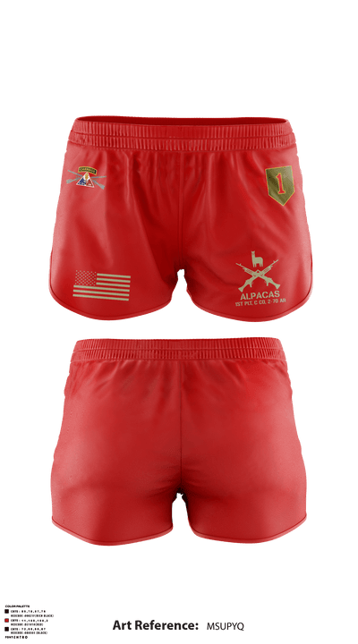 1ST PLT ALPACAS 72699724 Track Shorts - 8