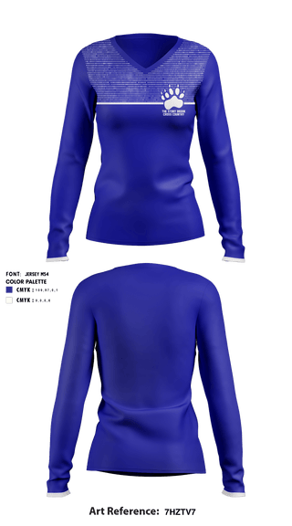 Women's Long Sleeve Vneck Shirt, The Stony Brook School Cross Country, Cross Country, Teamtime, Team time, sublimation, custom sports apparel, team uniforms, spirit wear, spiritwear, sports uniforms, custom shirts, team store, custom team store, fundraiser sports, apparel fundraiser