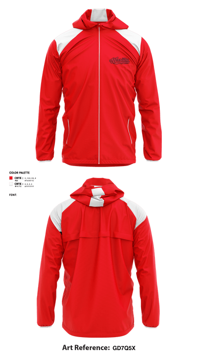 Wasilla Youth Baseball League 52876391 Windbreaker - 1
