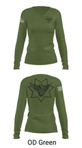 KCSO Motor Unit 69838085 Women's Long Sleeve V-neck Shirt - 40