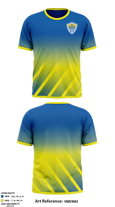 Oldsmar Soccer Club 3597339 Short Sleeve Performance Shirt - 1