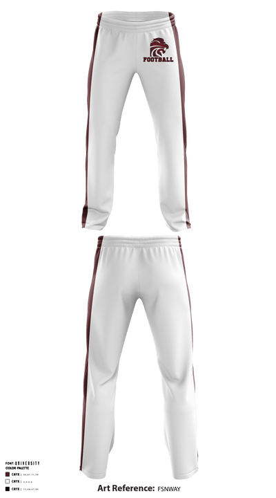 Lansing Youth football 95859201 Sweatpants - 1