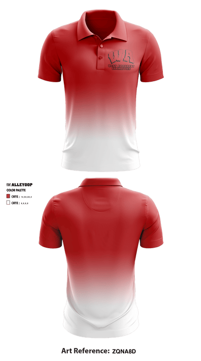 West Allegheny High School Gymnastics 10062930 Short Sleeve Performance Polo - 1