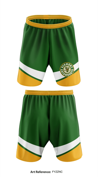 University of Vermont Hockey 34286438 Athletic Shorts With Pockets - 1