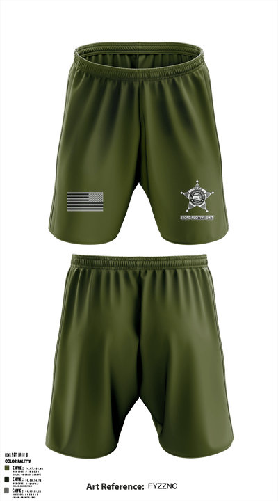 JCPD Fugitive Unit 24764007 Athletic Shorts With Pockets - 2