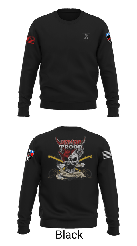 Crew Neck Sweatshirt, , Army, Teamtime, Team time, sublimation, custom sports apparel, team uniforms, spirit wear, spiritwear, sports uniforms, custom shirts, team store, custom team store, fundraiser sports, apparel fundraiser