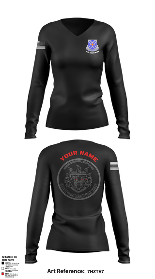Women's Long Sleeve Vneck Shirt, , Army, Teamtime, Team time, sublimation, custom sports apparel, team uniforms, spirit wear, spiritwear, sports uniforms, custom shirts, team store, custom team store, fundraiser sports, apparel fundraiser