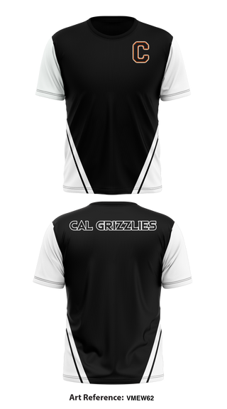 Cal Grizzlies 18338645 Short Sleeve Performance Shirt - 1