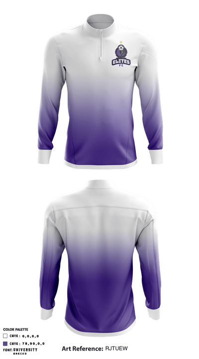 Mile High Elites FC 3524379 Quarter Zip Jacket - 7