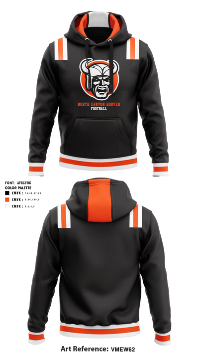 North Canton Hoover Football 75864683 Hoodie - 2