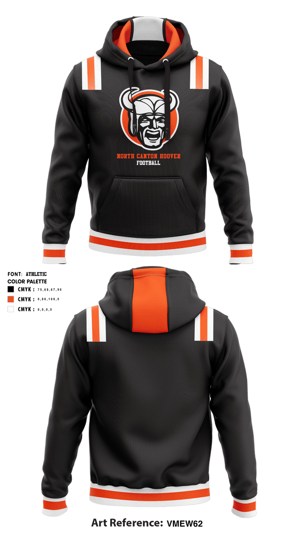 Hoodie, North Canton Hoover Football, Football, Teamtime, Team time, sublimation, custom sports apparel, team uniforms, spirit wear, spiritwear, sports uniforms, custom shirts, team store, custom team store, fundraiser sports, apparel fundraiser