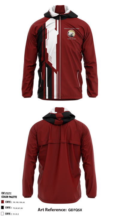 Overlook Middle School 57370045 Windbreaker - 1
