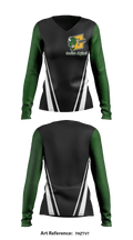 carlisle softball 50489526 Women's Long Sleeve V-neck Shirt - 2