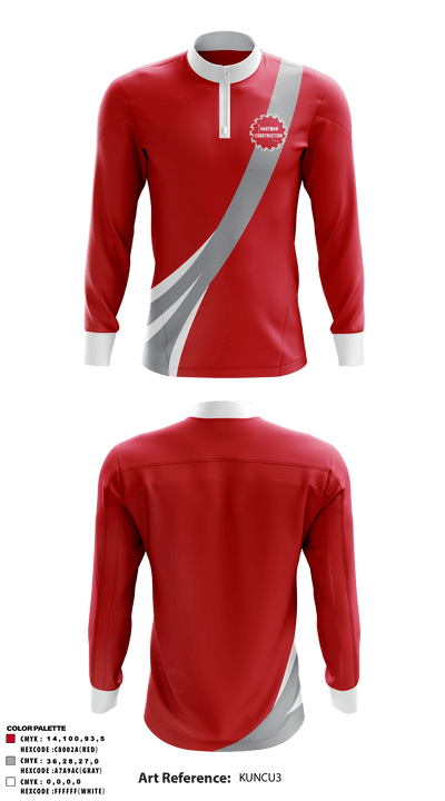 Bill Hartman Construction LLC 57602261 Quarter Zip Jacket - 1