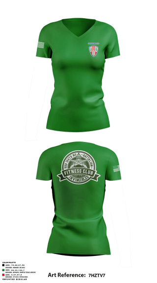 Women's Short Sleeve Vneck Shirt, , National Guard, Teamtime, Team time, sublimation, custom sports apparel, team uniforms, spirit wear, spiritwear, sports uniforms, custom shirts, team store, custom team store, fundraiser sports, apparel fundraiser