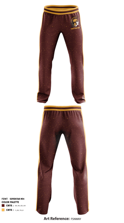 Chesterton High School Gymnastics 53300564 Sweatpants - 1