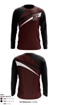 West Texas A&M Buffaloes 79019549 Long Sleeve Performance Shirt - 1