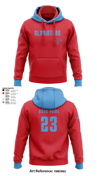 Hoodie, Gladiator Gold, Baseball, Teamtime, Team time, sublimation, custom sports apparel, team uniforms, spirit wear, spiritwear, sports uniforms, custom shirts, team store, custom team store, fundraiser sports, apparel fundraiser