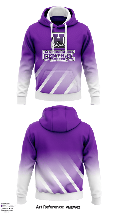 Hammondsport Central High School Soccer 88140235 Hoodie - 1