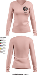 Venom Sports Training 59845358 Women's Long Sleeve V-neck Shirt - 7 (1)