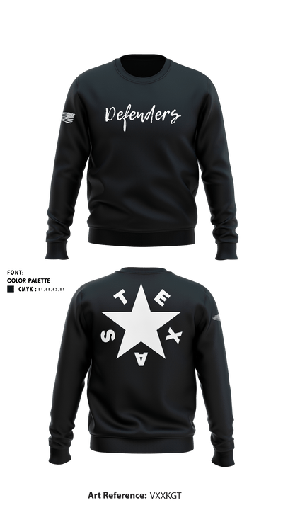 Defenders 91277833 Crew Neck Sweatshirt - 1
