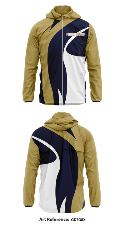 Foxboro Youth Football & Cheer 14783081 Windbreaker - 1