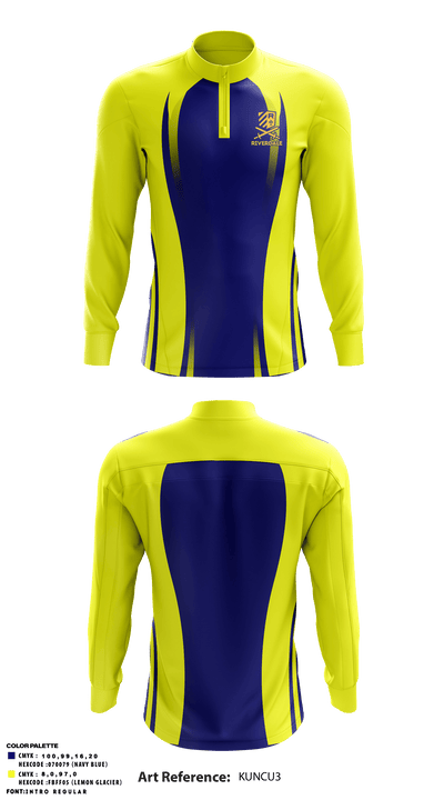 Riverdale Baptist High School 8850685 Quarter Zip Jacket - 1