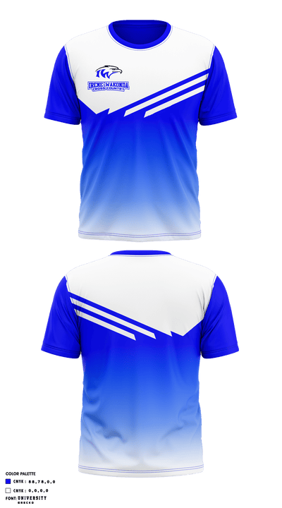 Irene-Wakonda High School Cross Country 33264955 Short Sleeve Performance Shirt - 1