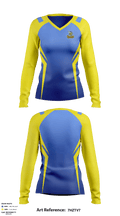 Wareham High School Field Hockey 93370439 Women's Long Sleeve V-neck Shirt - 1