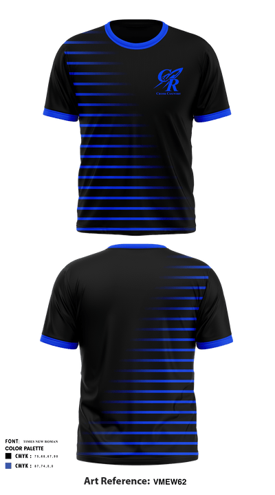 Central Cross Country 338893 Short Sleeve Performance Shirt - 1
